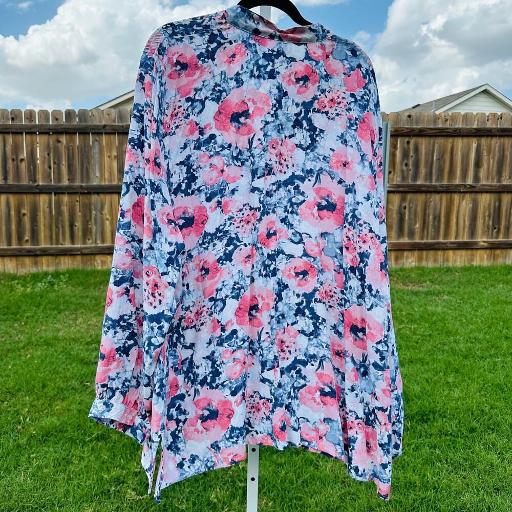 Allison daley Floral Blouse 3X - Picture 2 of 4